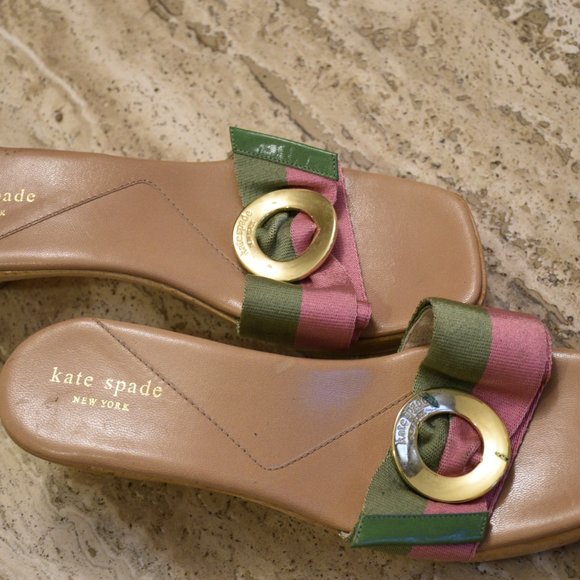 Kate Spade Vintage Mules Slides Sandals Clogs - Picture 4 of 10